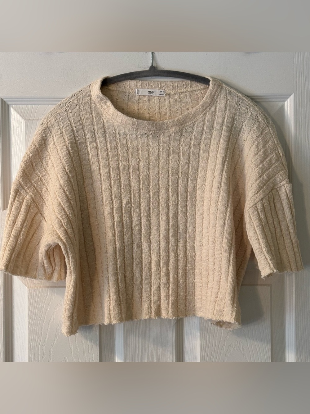 MNG Casual Cropped Sweater Size M